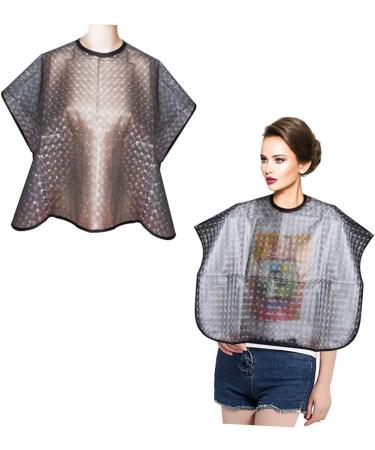 MAGICLULU Cape for Barber Dyeing Apron Hair Salon Capes Hairdressing Cape Hair Coloring Shampoo Hair Styling Cape Hair Dye Cape Adult Bibs Hair Capes Work Clothes Baking Oil 77X80CM - Buy Online on GoSupps.com