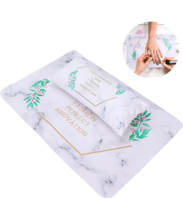 Nail Hand Rest Stand Nail Arm Rest Cushion Detachable Soft Rear Zipper Design Pu Leather Washable for Nail Art Salon Home for Nail Technician Use - Buy Online on GoSupps.com
