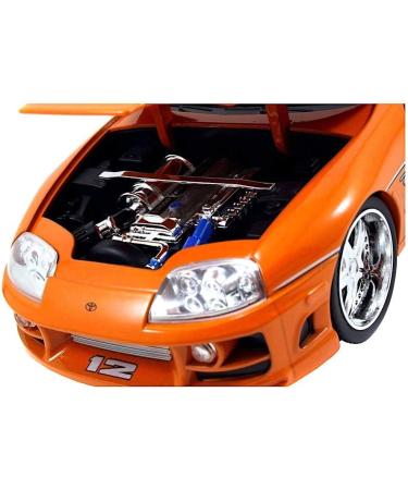 Jada Toys Fast & Furious 1:24 Brian's Toyota Supra Die-cast Car in Orange | 1995 Toyota Supra for Kids & Adults - Buy Online on GoSupps.com