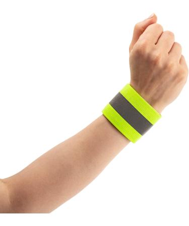 Movoja 4-Set Neon-Yellow Reflectors for Arms & Legs | Enhanced Visibility for Jogging Cycling & Riding | Elastic Security Bands with Velcro - Buy Online on GoSupps.com