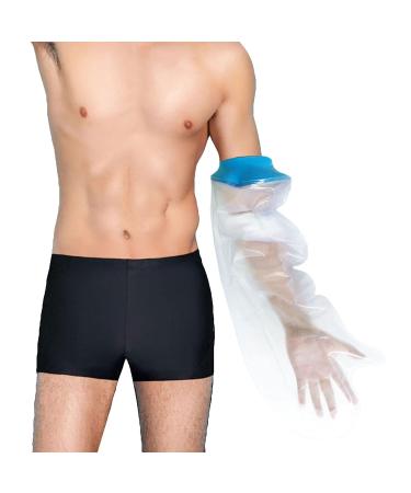 Waterproof Cast Cover Arm Upgraded Adult Half Arm Cast Protector Arm Waterproof Dressings for Wounds Reusable Waterproof Protectors Cast & Dressing Cover Plaster Cast Cover Protector for Broken Arm