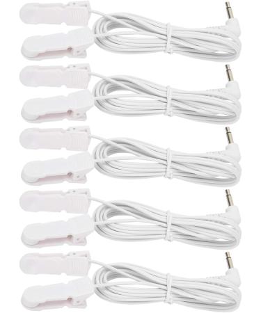 5 Pcs/Bag 3.5mm Ear Clip Electrode Cable for TENS Machine Physical Machine - Buy Online on GoSupps.com