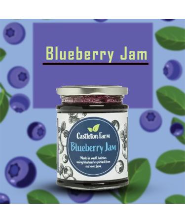 Castleton Farm Jam Chutney Pick N Mix - Choose From 3 Flavours | Blueberry Apple & Ginger Blueberry-Jam Blueberry Chilli-Jam - Pack of 3 X 180g - Buy Online on GoSupps.com