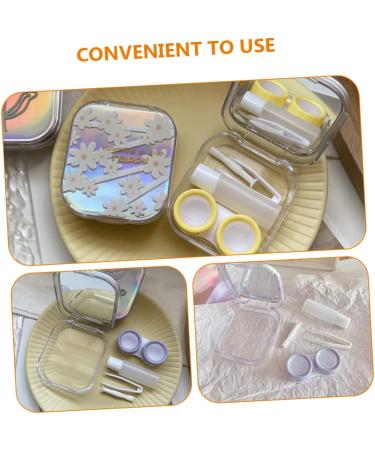 GLEAVI 2pcs Tweezers Set with Colorful Eye Case - Travel Accessories & Mini Tweezers Holder for Easy Removal - Buy Online on GoSupps.com