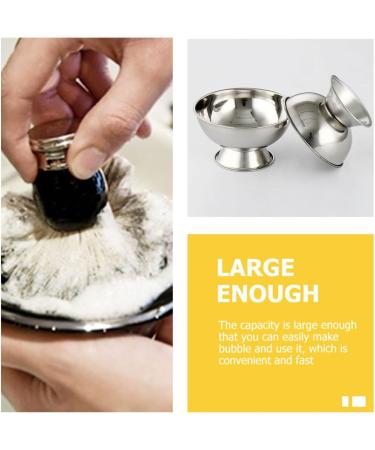 Fomiyes 4-Piece High Impact Shell Tool Razor Cup Set - Reusable Stainless Steel Shaving Cups for Men | Rustproof Grooming Essentials - Buy Online on GoSupps.com