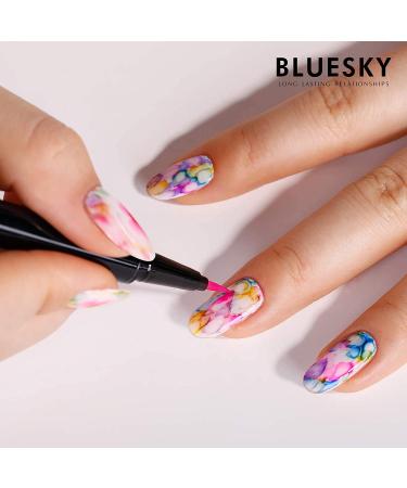 Bluesky Aquacolor Pen Make Waves 05 Blue 1 ml 05 Sea Blue - Buy Online on GoSupps.com