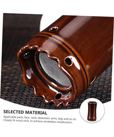 Partykindom Moxibustion Canister - Smoke-Free Moxa Massage Tools & Purifier | Ceramic Moxa Holder & G rtel for Face Care - Buy Online on GoSupps.com