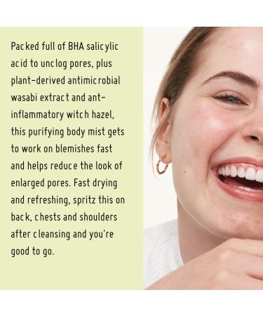 Nip+Fab Teen Skin Fix Clarifying Body Mist with Salicylic Acid & Witch Hazel 3.38 fl oz - Buy Online on GoSupps.com