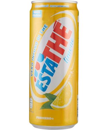  Italian Gourmet E.R. Ferrero - Pack of 48 tins of lemon iced tea - 330 ml - Refreshing Italian tea + Gourmet Italian chocolate pulp - 400 g - Buy Online on GoSupps.com
