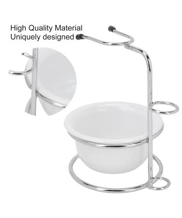 2 Pcs Men s Stainless Steel Shaving Set - Compact Shaving Soap Bowl & Brush Holder for Travel & Home - Buy Online on GoSupps.com