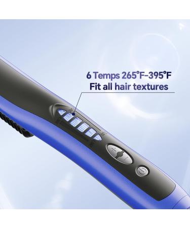 JNLY Hair Straightener Brush | 3 in 1 Ionic Hot Comb | Fast Heating Anti-Scald for Frizz-Free Hair | Perfect for Home & Salon Use - Buy Online on GoSupps.com