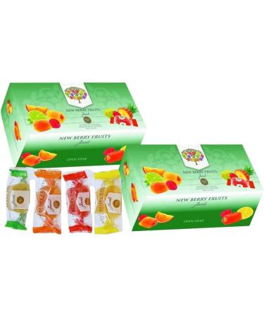 2 x New Berry Fruit Jewels 300grams - Assorted Soft Centred Fruit Jellies - Individually Wrapped Assorted Fruit Jewels - Buy Online on GoSupps.com