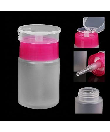 Feelhigh Nail Polish Remover Pump Push Down Empty Lockable Acetone Pump  Dispenser Bottle for Nail Polish and Makeup Remover (1) : Amazon.in: Beauty
