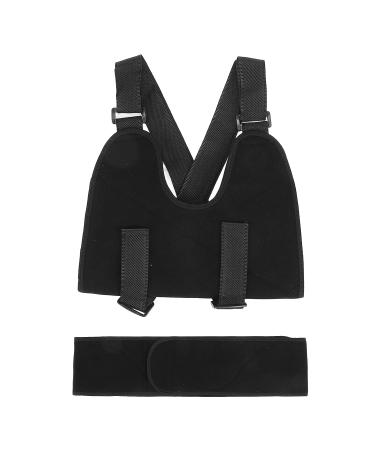 Adjustable Arm Sling Shoulder Immobilizer | Rotator Cuff Support Brace - Black - Buy Online on GoSupps.com