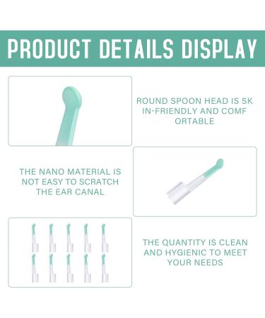 10pcs Reusable Silicone Ear Cleaner Replacement Tips - Suitable for Children and Adults - Fits 3.5mm Otoscopes - Buy Online on GoSupps.com