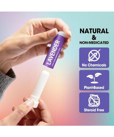 AZEN 24 Pack Nasal Sticks Bulk Portable Inhaler Stick for Nasal Congestion Relief with Essential Oils Focus Boost Non-Medicated Refreshing Vapors - Buy Online on GoSupps.com