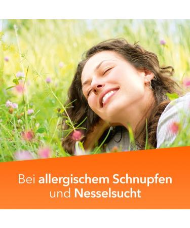 Cetirizin Ratiopharm for Allergies - 50 Tablets for Hay Fever Runny Nose & Hives Relief - Buy Online on GoSupps.com