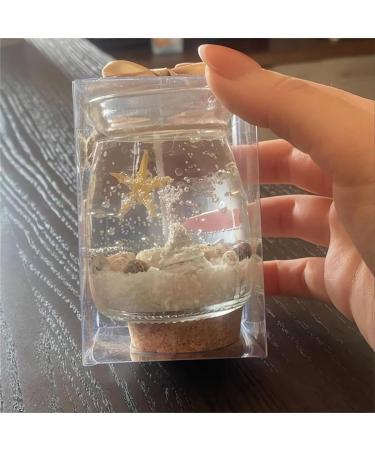 Ocean Theme Gel Candle - Blue Purple Pink Scented Handmade Decor | Ideal Gift for a Peaceful Mind - Buy Online on GoSupps.com