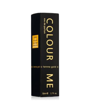 COLOUR ME Gold Femme by Milton-Lloyd - Perfume for Women - Floral Fruity Scent - Opens with Raspberry and Neroli - Blended with Jasmine and Lily - For Elegant Stylish Ladies - 1.7 oz EDP Spray Gold 1.7 Fl Oz (Pack of 1) - Buy Online on GoSupps.com