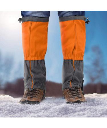 Buy Jenngaoo Waterproof Outdoor Gaiters - Perfect for Hiking Climbing & Snow Protection (Orange) - Buy Online on GoSupps.com
