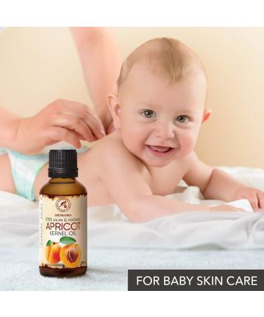 Pure Cold-Pressed Apricot Kernel Oil 50ml - Organic Prunus Armeniaca from Italy | Best Carrier Oil for Skin & Hair Care - Moisturizes Dry Hair & Repairs Split Ends - Buy Online on GoSupps.com