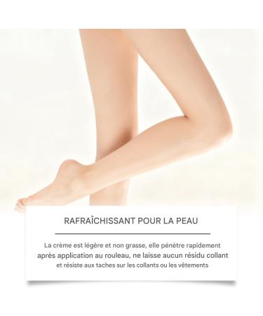 Leg Cream | Moisturizing Lotion with Massaging Roll-On Applicator 50g | Moisturizing Leg Care - For Skin Types Travel Home Family Women Friends - Buy Online on GoSupps.com