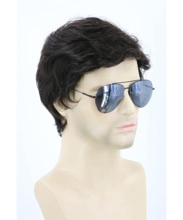 Topcosplay Short Black Wavy Pixie Human Hair Wig for Black Women - Hair Replacement - Buy Online on GoSupps.com