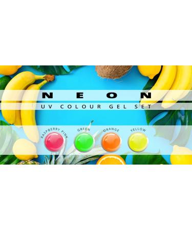 N&BF neon color gel set |UV Color Gel for Geln gel |Effect gel for Geln gel medium viscos |Nagelgel uv neon |Color gel without acid + self -smoothing