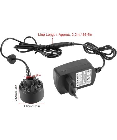 Buy Snecker for Zimmerbrunnen - LED 12 Lights Ultrasonic Nebulizer for Water Wells & Ponds - EU Plug 110-240V - Buy Online on GoSupps.com