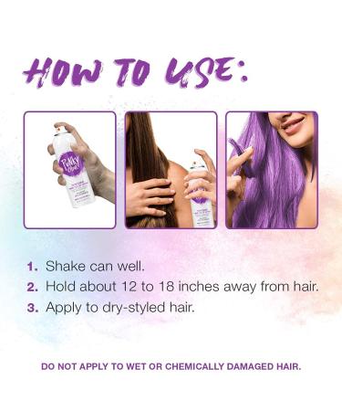 Punky Temporary Hair Color Spray Panther Purple Non-Sticky Non-Damaging Hair Dye Instant Vivid Hair Color 3.5 oz 2-Pack 3.5 Ounce (Pack of 2) Panther Purple - Buy Online on GoSupps.com