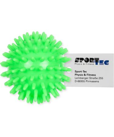 Sport-Tec Hedgehog Ball Massage - Soft Reflexology Self-Massage Ball ( 7 cm Neon Green) | International Shipping - Buy Online on GoSupps.com