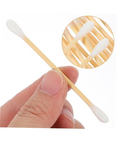 10 Organic Cotton Swabs - Double Headed Ear Cleaning Buds & Beauty Accessories - Home Supplies - Buy Online on GoSupps.com