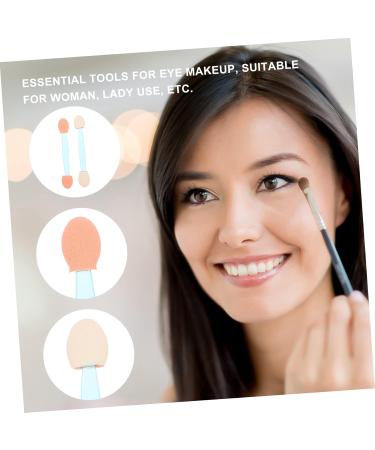 Ipetboom 300 pcs Cosmetic Makeup Sponge Eyeshadow Double-headed Tool Applicator Dual-sides 6.5x1.3cmx3pcs Bluex3pcs - Buy Online on GoSupps.com