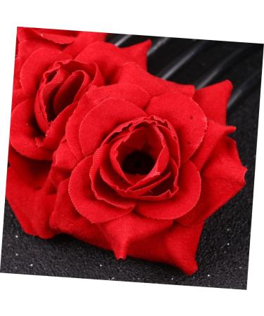 MAGICLULU 1pc Rose Hair Comb Rose Flower Comb Floral Comb Floral Hair Comb Rose Hair Accessories - Buy Online on GoSupps.com