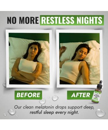 Benevolent Liquid Melatonin Drops for Adults and Kids 3mg - Melatonin Liquid as Fast-Acting Sleep Aid to Fall Asleep Faster & Longer - Non-GMO & Made in USA - Berry Vanilla Flavor 2 Month Supply 2 Fl Oz (Pack of 1) - Buy Online on GoSupps.com
