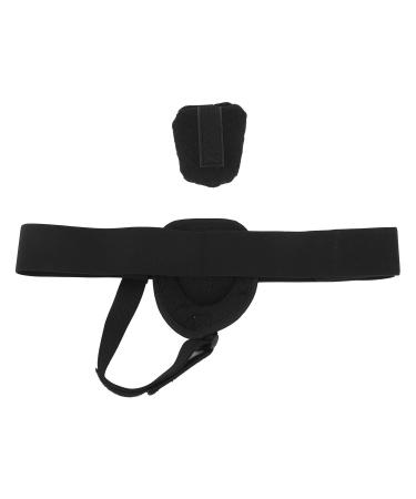 ZJchao Hernia Support Belt - Adjustable Inguinal & Umbilical Hernia Patch for Soreness Relief - Comfortable Hernia Guard for Elderly (Black - Buy Online on GoSupps.com