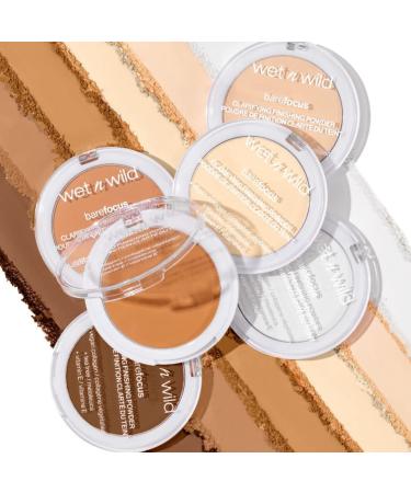 Wet n Wild Bare Focus Clarifying Finishing Powder - Matte Pressed Setting Powder in Medium-Tan MediumDark - Buy Online on GoSupps.com