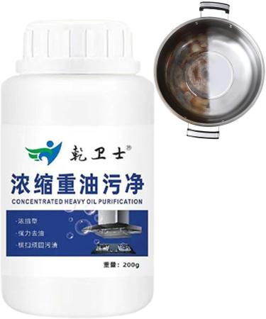 Oil Pollution Powder for Cleaning - 200G Powder for Oil Pollution Cleaning - Multi-Purpose Heavy Duty Kitchenware Cleaning Agent Powerful for Exhaust Fan Stove Grill Stoves Rowces - Buy Online on GoSupps.com
