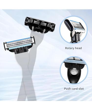 DGUSO 28 Razor Blades Set for Men | 3 Precision Razors 2 Knife Holders & Storage Box | Perfect Gift for Men - Buy Online on GoSupps.com