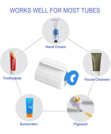 Set of 4 Rolling Toothpaste Squeezer - Simple, Practical & Kid-Friendly - Buy Online on GoSupps.com
