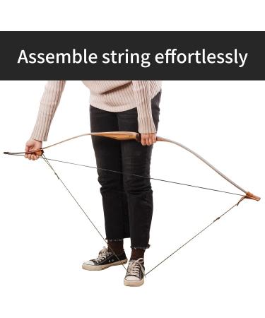SOPOGER Archery Recurve Bow Stringer Tool - Longbow Limbsaver String Protective Accessory in Brown - Buy Online on GoSupps.com