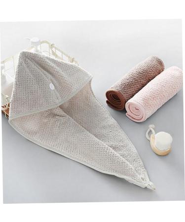 MAGICLULU 2pcs Dry Hair Cap Simple Hair Drying Hat Supple Hair-Drying Caps Absorbent Hair Drying Hat Comfortable Dry Hair Hat Water Absorbent Drying Hat Quick-Drying Hat Hair Drying Caps - Buy Online on GoSupps.com