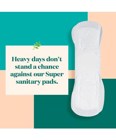 Honey Pot Company Herbal-Infused Pads with Wings - Super 16 Count | Natural & Eco-Friendly Feminine Care - Buy Online on GoSupps.com