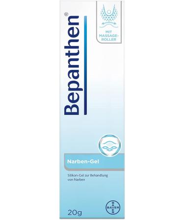 Bayer Bepanthen Scar Gel 20g - Smoother Less Noticeable Scars with Massage Roller | Relieves Itching & Tension | Ships Internationally - Buy Online on GoSupps.com