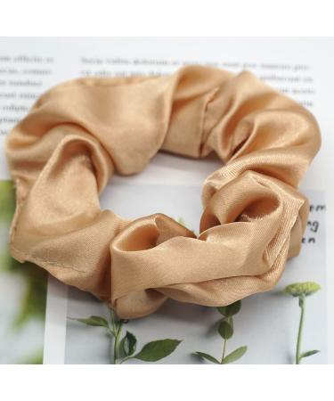 Unifinds Small Satin Scrunchies Pack - 5pc Hair Ties Set for Women, Girls, Kids - Black/Brown/Beige Colors - Elastic Hair Bands for Ponytail - Scrunchie Accessories - Buy Online on GoSupps.com