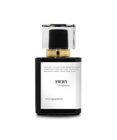 FIERY | Inspired by D. FAHRENHEIT | Pheromone Perfume for Men | Extrait De Parfum | Long Lasting Dupe Clone Essential Oils Fragrance | Perfume De Hombre | (30 ml / 1 Fl Oz) 1 Fl Oz (Pack of 1)