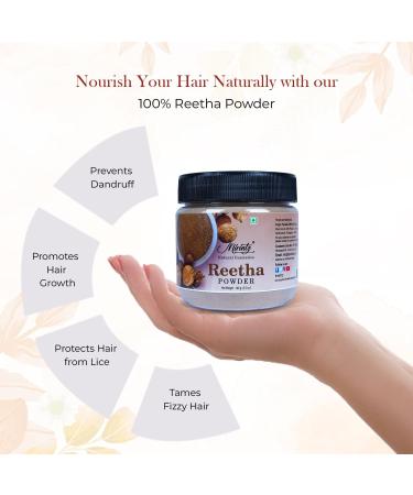 SODEN 100% Natural Reetha Powder (3.5 Oz) - Pure Ayurvedic Aritha Hair Care for Growth & DIY Masks - Buy Online on GoSupps.com