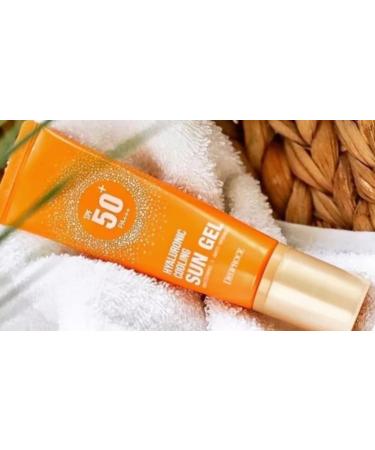 Deoproce Hyaluronic Cooling Sun Gel SPF50+ PA+++ | Korean Anti-Aging Skincare | K-Beauty Sunscreen with No White Cast - 50g - Buy Online on GoSupps.com
