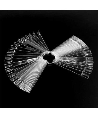 100 Piece Nail Polish Color Cards - Transparent Nail Art Templates & Chopsticks for Artificial Nails - Buy Online on GoSupps.com