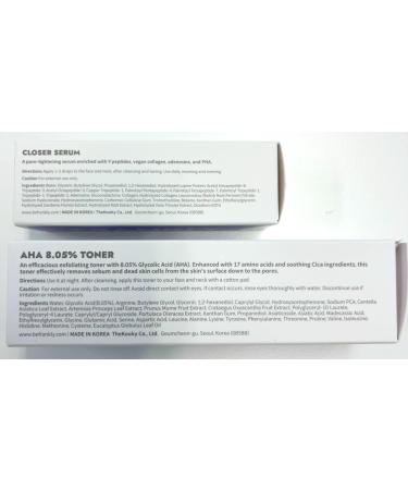 Frankly Pore Care Set: Anti-Aging Closer Serum & AHA Toner | Pore Minimizing Duo with Glycolic Acid & Peptides for Radiant Skin - Buy Online on GoSupps.com